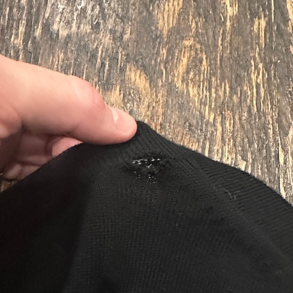 Psycho Bunny Black Cardigan Sweater - 100% merino wool size medium - Picture 6 of 6